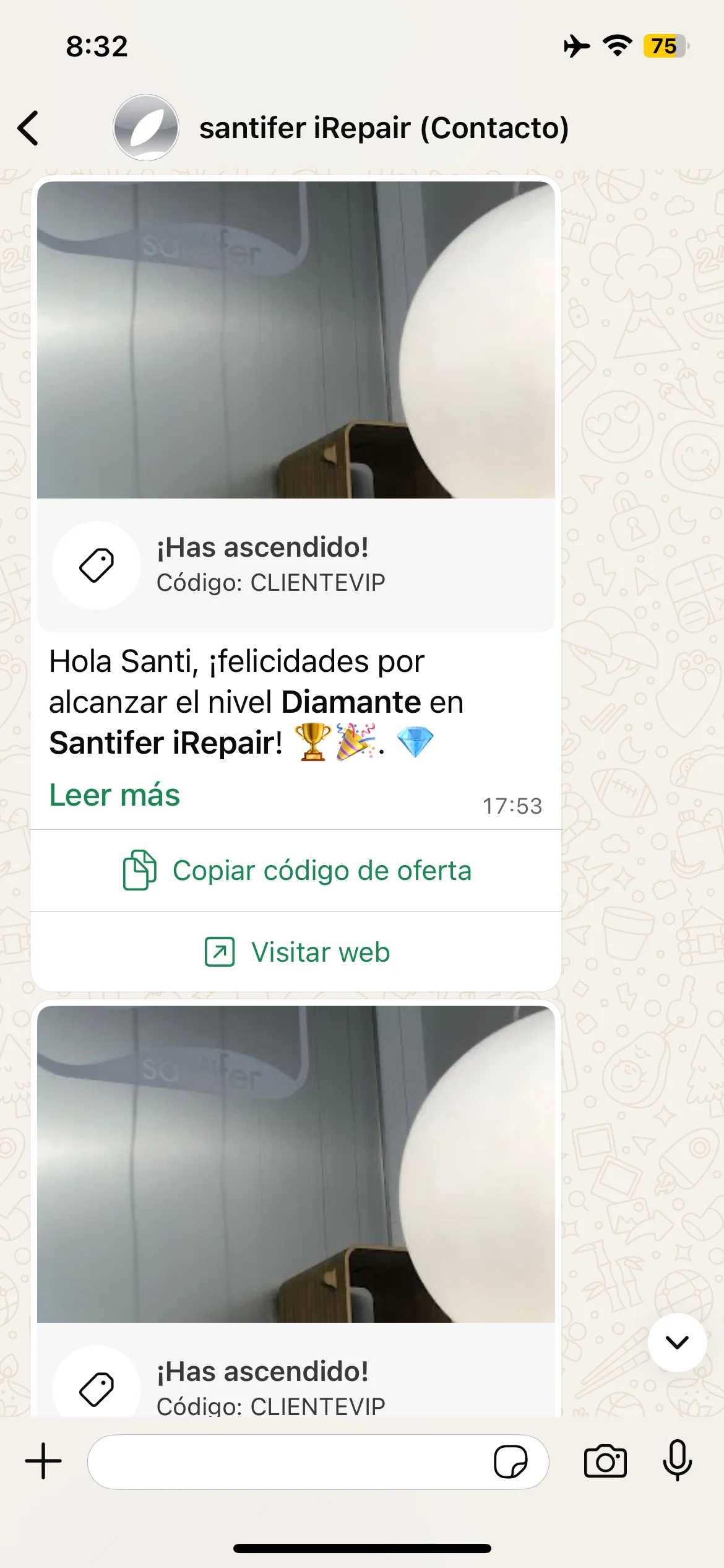 Template de diamante: programa de fidelidad automatizado