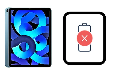 Overlay de cambio de batería — iPad Air 5