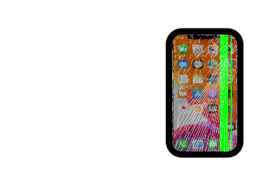 Overlay de reparación de pantalla